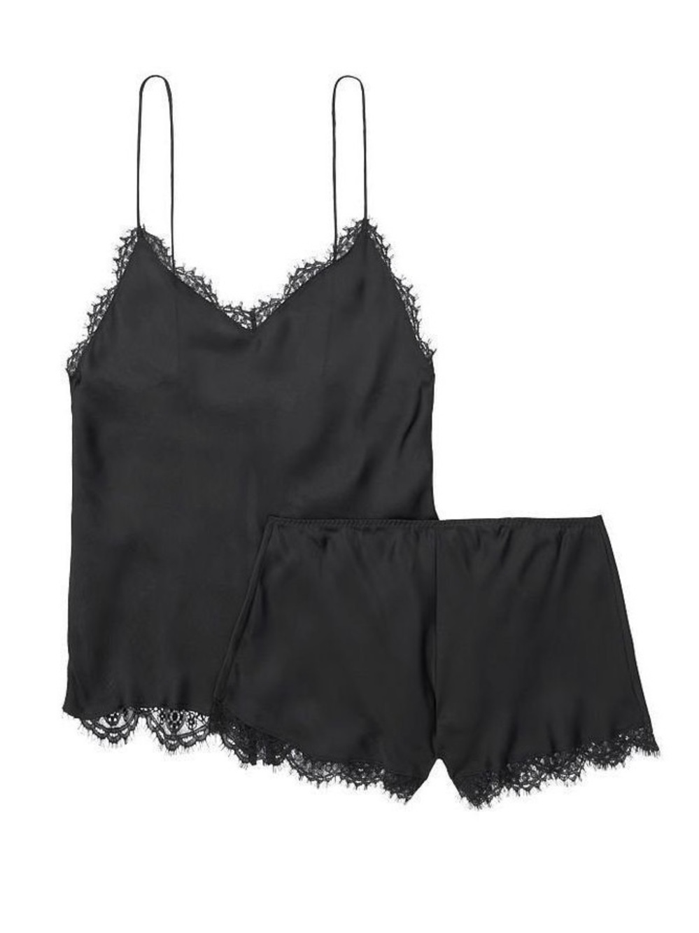 Victoria's Secret Lace Back Satin Cami Set